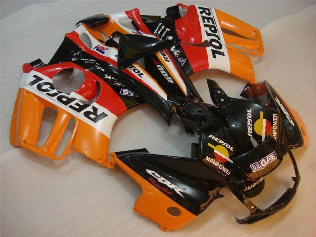 Kit Carenado ABS Completo Honda CBR 600 F3 1995-1998 - Negro Naranja Repsol Kit Carenado ABS Completo Honda CBR 600 F3 1995-1998 - Negro Naranja Repsol