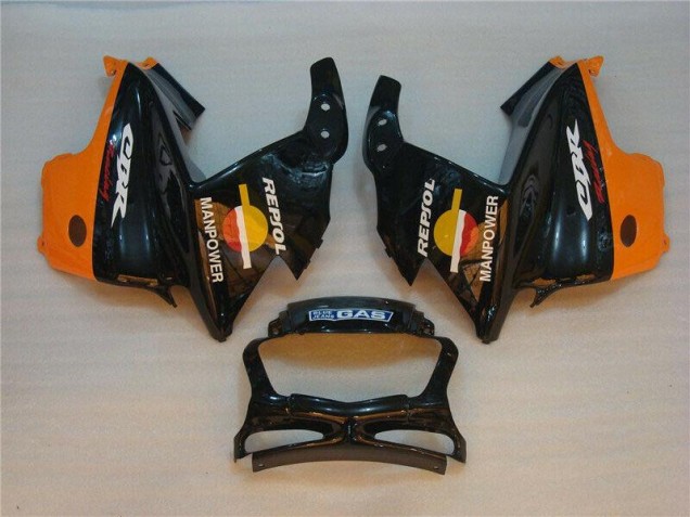 Kit Carenado ABS Completo Honda CBR 600 F3 1995-1998 - Negro Naranja Repsol Kit Carenado ABS Completo Honda CBR 600 F3 1995-1998 - Negro Naranja Repsol