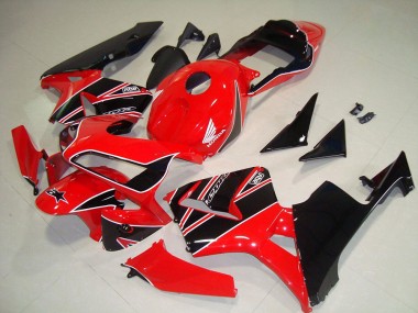 Kit Carenado ABS Completo Honda CBR 600 RR 2003-2004 - Rojo Negro