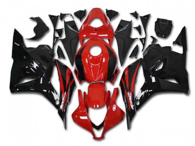 Kit Carenado ABS Completo Honda CBR 600 RR 2009-2012 - Rojo Negro Kit Carenado ABS Completo Honda CBR 600 RR 2009-2012 - Rojo Negro
