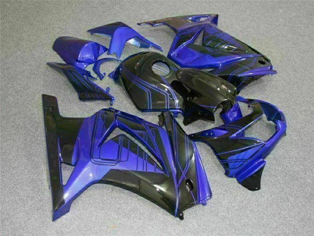 Kit Carenado ABS Completo Kawasaki EX250 2008-2012 - Azul Negro