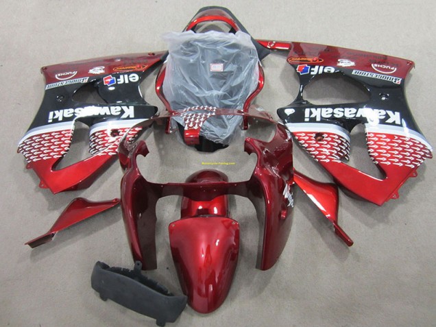 Kit Carenado ABS Completo Kawasaki ZX6R 2000-2002 - Rojo Kit Carenado ABS Completo Kawasaki ZX6R 2000-2002 - Rojo