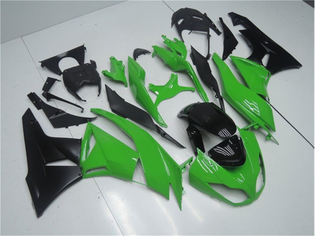 Kit Carenado ABS Completo Kawasaki ZX6R 2009-2012 - Verde Negro Kit Carenado ABS Completo Kawasaki ZX6R 2009-2012 - Verde Negro