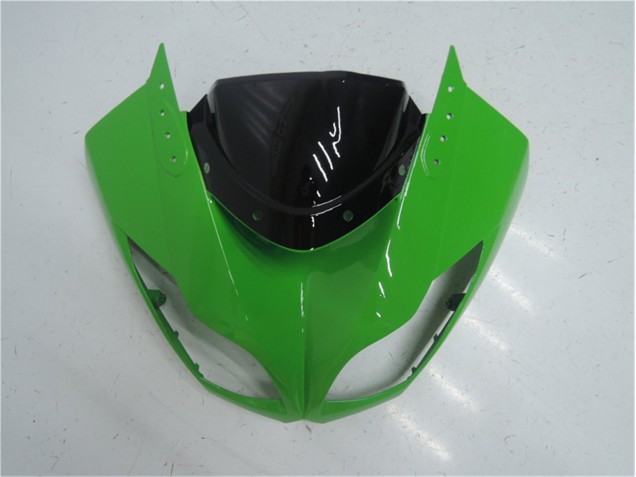 Kit Carenado ABS Completo Kawasaki ZX6R 2009-2012 - Verde Negro Kit Carenado ABS Completo Kawasaki ZX6R 2009-2012 - Verde Negro