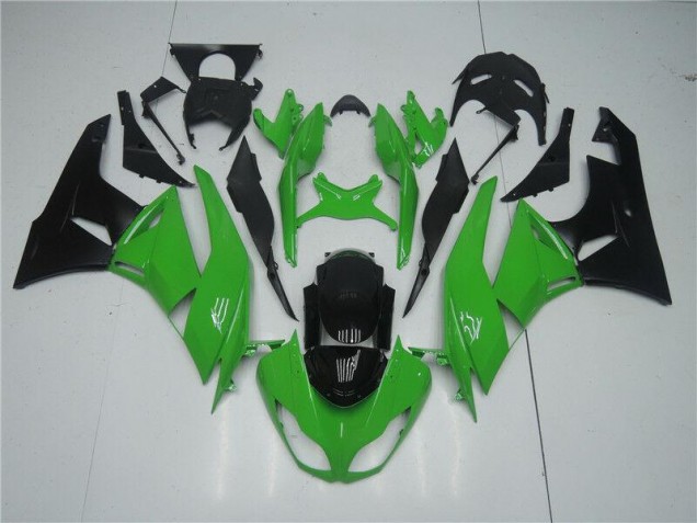 Kit Carenado ABS Completo Kawasaki ZX6R 2009-2012 - Verde Negro Kit Carenado ABS Completo Kawasaki ZX6R 2009-2012 - Verde Negro