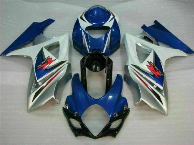 Kit Carenado ABS Completo Suzuki GSXR 1000 K7 2007-2008 - Azul Blanco Kit Carenado ABS Completo Suzuki GSXR 1000 K7 2007-2008 - Azul Blanco