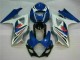 Kit Carenado ABS Completo Suzuki GSXR 1000 K7 2007-2008 - Azul Blanco Kit Carenado ABS Completo Suzuki GSXR 1000 K7 2007-2008 - Azul Blanco