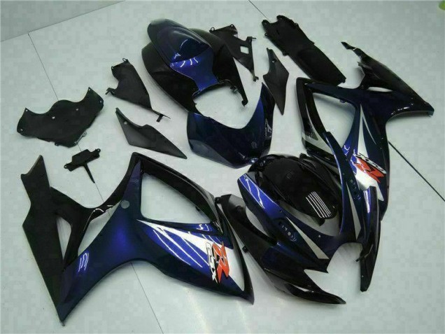 Kit Carenado ABS Completo Suzuki GSXR 600 / 750 K6 2006-2007 - Azul Negro Kit Carenado ABS Completo Suzuki GSXR 600 / 750 K6 2006-2007 - Azul Negro