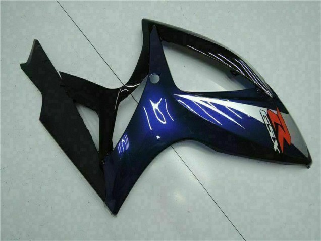 Kit Carenado ABS Completo Suzuki GSXR 600 / 750 K6 2006-2007 - Azul Negro Kit Carenado ABS Completo Suzuki GSXR 600 / 750 K6 2006-2007 - Azul Negro