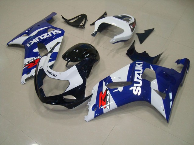 Kit Carenado ABS Completo Suzuki GSXR 750 K1 K2 K3 2001-2003 - Azul Blanco Kit Carenado ABS Completo Suzuki GSXR 750 K1 K2 K3 2001-2003 - Azul Blanco