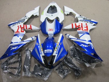 Kit Carenado ABS Completo Yamaha R1 2004-2006 - Azul Blanco Motul Fiat