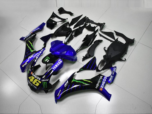 Kit Carenado ABS Completo Yamaha R1 2015-2019 - Azul Azul Blanco ENEOS 46 Monster Kit Carenado ABS Completo Yamaha R1 2015-2019 - Azul Azul Blanco ENEOS 46 Monster