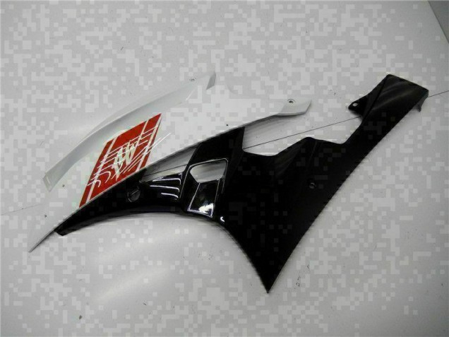 Kit Carenado ABS Completo Yamaha R6 2006-2007 - Blanco Negro Kit Carenado ABS Completo Yamaha R6 2006-2007 - Blanco Negro