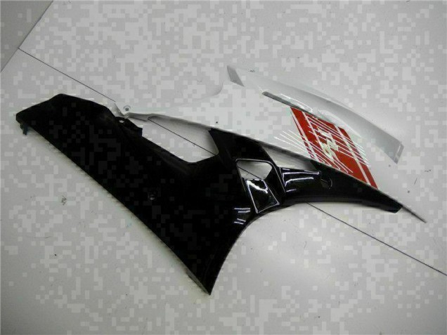 Kit Carenado ABS Completo Yamaha R6 2006-2007 - Blanco Negro Kit Carenado ABS Completo Yamaha R6 2006-2007 - Blanco Negro
