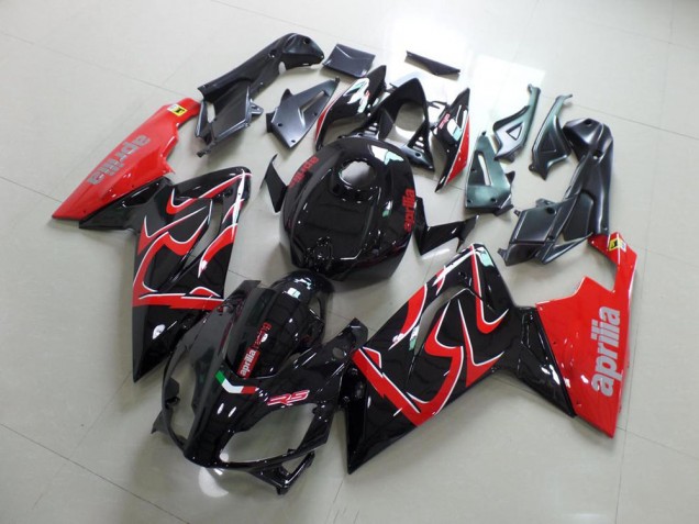 Kit Carenado Inyección Aprilia RS 125 2006-2011 - Negro y rojo Kit Carenado Inyección Aprilia RS 125 2006-2011 - Negro y rojo
