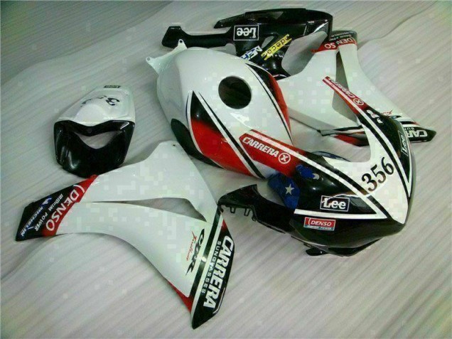 Kit Carenado Inyección Honda CBR 1000 RR 2008-2011 - Blanco Negro Kit Carenado Inyección Honda CBR 1000 RR 2008-2011 - Blanco Negro