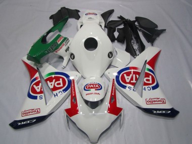 Kit Carenado Inyección Honda CBR 1000 RR 2008-2011 - Blanco Rojo PATA