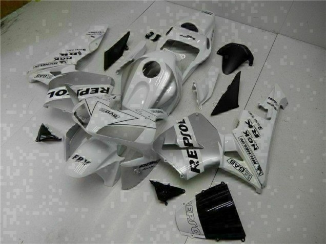 Kit Carenado Inyección Honda CBR 600 RR 2003-2004 - Blanco Repsol Kit Carenado Inyección Honda CBR 600 RR 2003-2004 - Blanco Repsol