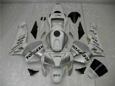 Kit Carenado Inyección Honda CBR 600 RR 2003-2004 - Blanco Repsol