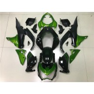 Kit Carenado Inyección Kawasaki Z800 2013-2016 - Verde Negro