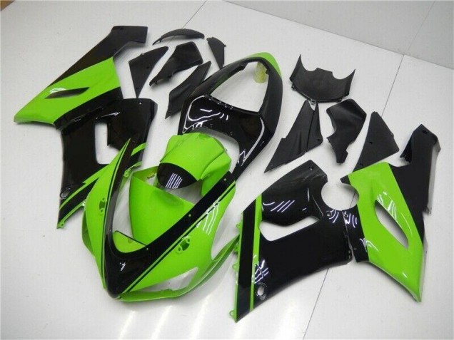 Kit Carenado Inyección Kawasaki ZX6R 2005-2006 - Verde Negro Kit Carenado Inyección Kawasaki ZX6R 2005-2006 - Verde Negro