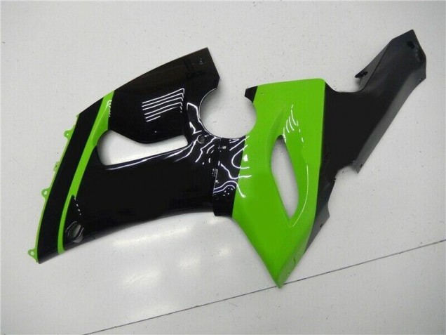 Kit Carenado Inyección Kawasaki ZX6R 2005-2006 - Verde Negro Kit Carenado Inyección Kawasaki ZX6R 2005-2006 - Verde Negro
