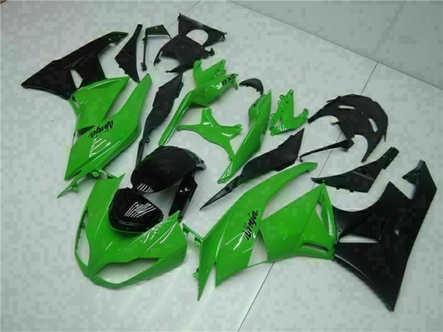 Kit Carenado Inyección Kawasaki ZX6R 2009-2012 - Negro Verde Kit Carenado Inyección Kawasaki ZX6R 2009-2012 - Negro Verde