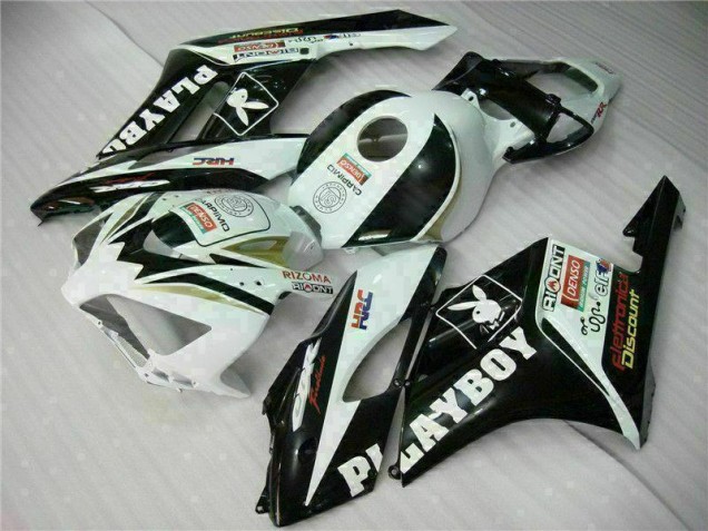 Kit Carenado Moto Honda CBR 1000 RR 2004-2005 - Negro Blanco Kit Carenado Moto Honda CBR 1000 RR 2004-2005 - Negro Blanco