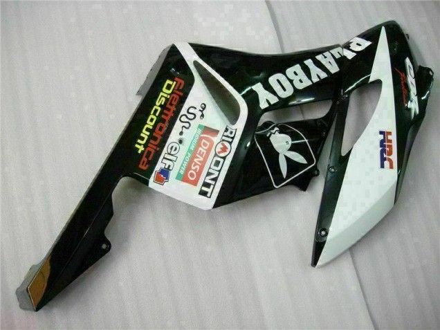 Kit Carenado Moto Honda CBR 1000 RR 2004-2005 - Negro Blanco Kit Carenado Moto Honda CBR 1000 RR 2004-2005 - Negro Blanco