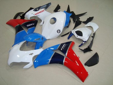 Kit Carenado Moto Honda CBR 1000 RR 2008-2011 - Blanco Azul Rojo