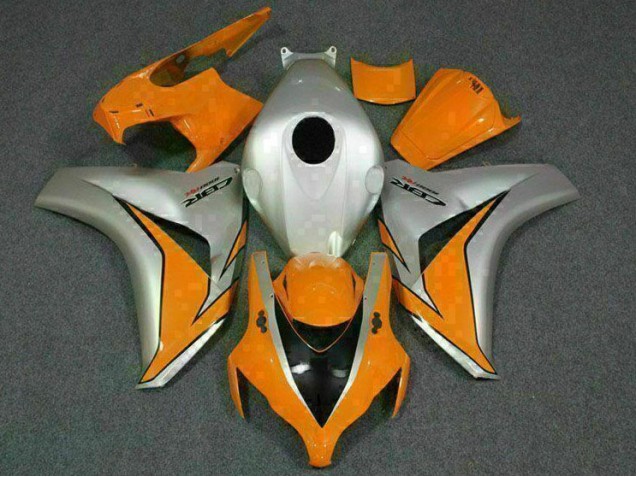 Kit Carenado Moto Honda CBR 1000 RR 2008-2011 - Naranja Plata Kit Carenado Moto Honda CBR 1000 RR 2008-2011 - Naranja Plata
