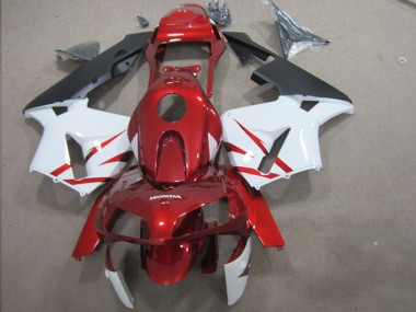 Kit Carenado Moto Honda CBR 600 RR 2003-2004 - Rojo Blanco