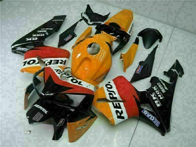 Kit Carenado Moto Honda CBR 600 RR 2005-2006 - Naranja Negro Repsol Kit Carenado Moto Honda CBR 600 RR 2005-2006 - Naranja Negro Repsol