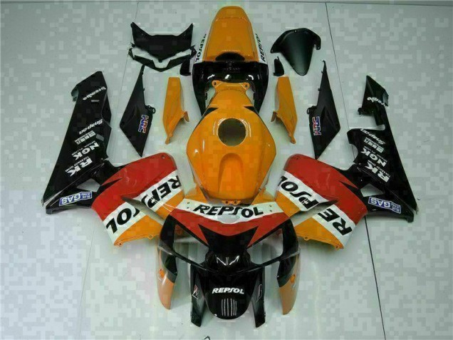Kit Carenado Moto Honda CBR 600 RR 2005-2006 - Naranja Negro Repsol Kit Carenado Moto Honda CBR 600 RR 2005-2006 - Naranja Negro Repsol