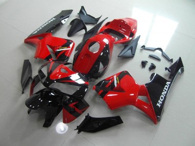 Kit Carenado Moto Honda CBR 600 RR 2005-2006 - Rojo Negro