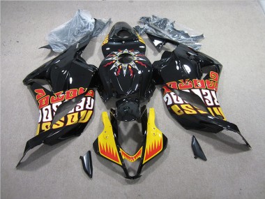 Kit Carenado Moto Honda CBR 600 RR 2009-2012 - Negro Amarillo