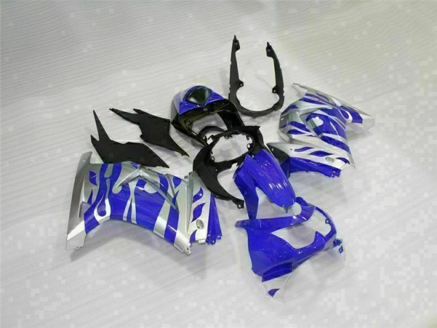 Kit Carenado Moto Kawasaki EX250 2008-2012 - Azul Negro Kit Carenado Moto Kawasaki EX250 2008-2012 - Azul Negro
