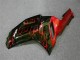 Kit Carenado Moto Kawasaki ZX6R 2007-2008 - Negro Rojo Llama Kit Carenado Moto Kawasaki ZX6R 2007-2008 - Negro Rojo Llama