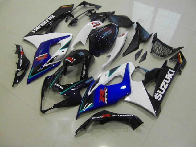 Kit Carenado Moto Suzuki GSXR 1000 K5 2005-2006 - Azul Blanco Kit Carenado Moto Suzuki GSXR 1000 K5 2005-2006 - Azul Blanco