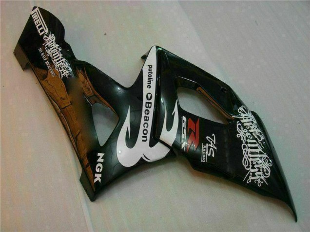Kit Carenado Moto Suzuki GSXR 1000 K5 2005-2006 - Blanco Negro Kit Carenado Moto Suzuki GSXR 1000 K5 2005-2006 - Blanco Negro