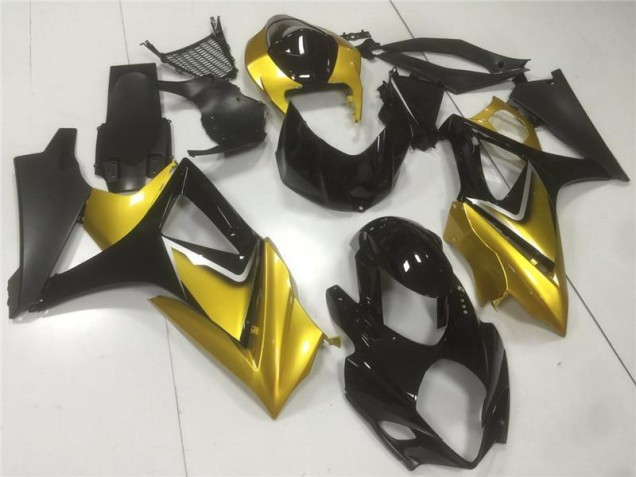 Kit Carenado Moto Suzuki GSXR 1000 K7 2007-2008 - Oro Negro Kit Carenado Moto Suzuki GSXR 1000 K7 2007-2008 - Oro Negro