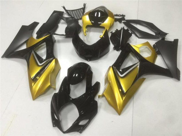 Kit Carenado Moto Suzuki GSXR 1000 K7 2007-2008 - Oro Negro Kit Carenado Moto Suzuki GSXR 1000 K7 2007-2008 - Oro Negro
