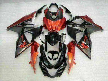 Kit Carenado Moto Suzuki GSXR 1000 K9 2009-2016 - Marrón Negro