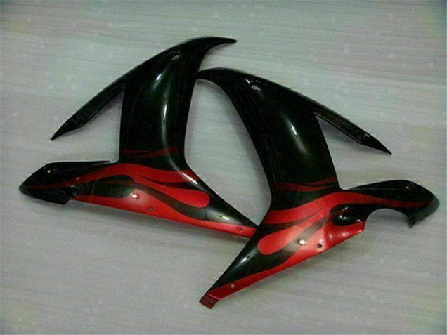 Kit Carenado Moto Yamaha R1 2002-2003 - Negro Rojo Kit Carenado Moto Yamaha R1 2002-2003 - Negro Rojo