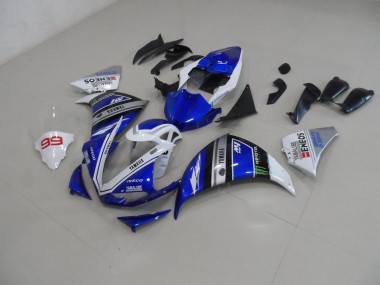 Kit Carenado Moto Yamaha R1 2009-2011 - Azul Blanco