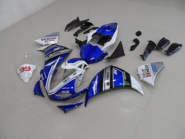 Kit Carenado Moto Yamaha R1 2009-2011 - Azul Blanco Kit Carenado Moto Yamaha R1 2009-2011 - Azul Blanco