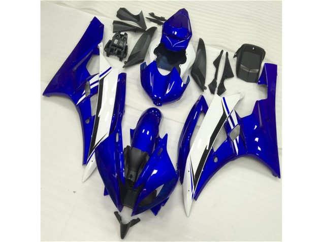 Kit Carenado Moto Yamaha R6 2006-2007 - Azul Blanco Kit Carenado Moto Yamaha R6 2006-2007 - Azul Blanco