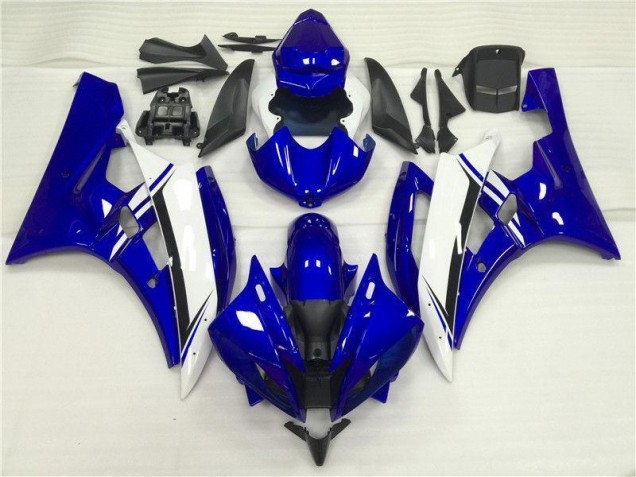 Kit Carenado Moto Yamaha R6 2006-2007 - Azul Blanco Kit Carenado Moto Yamaha R6 2006-2007 - Azul Blanco