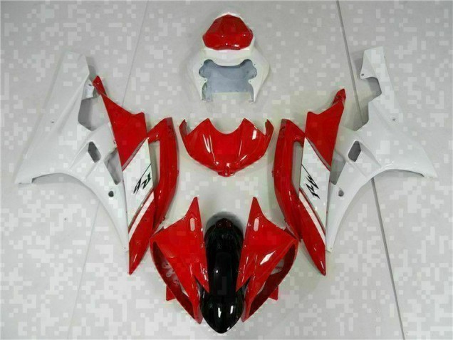 Kit Carenado Moto Yamaha R6 2006-2007 - Rojo Blanco Kit Carenado Moto Yamaha R6 2006-2007 - Rojo Blanco