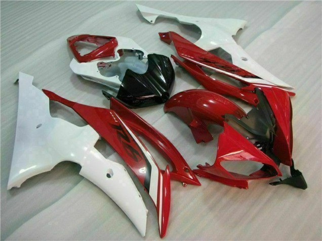 Kit Carenado Moto Yamaha R6 2008-2016 - Rojo Blanco Kit Carenado Moto Yamaha R6 2008-2016 - Rojo Blanco